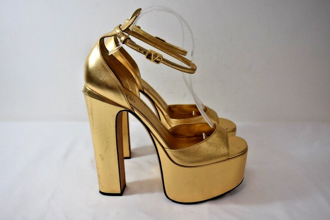Valentino Gold Heels for Women for sale - eBay