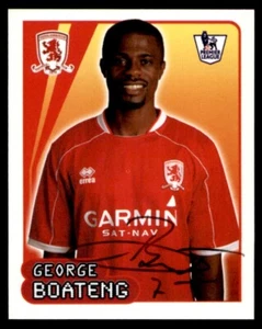 Merlin Premier League 2007/2008 - George Boateng Middlesbrough No. 417 - Picture 1 of 2