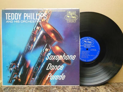 Teddy Phillips & His Orchestra: Saxophone Dance Parade, 12" LP VG+ (D) - Image 1 of 2