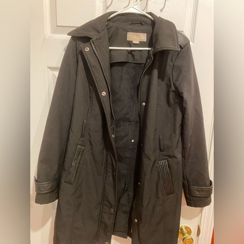 Cappotto trench Michael Kors taglia XS ecopelle foderato in pile