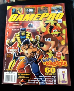 GamePro Video Game Magazine July 1998 #118 Tekken 3 Banjo Kazooie w/mail insert - Picture 1 of 2