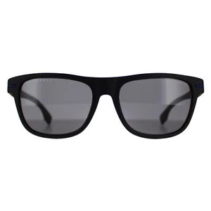 Gafas de sol Hugo Boss BOSS 1322/S 0VK M9 negro mate azul gris polarizado - Imagen 1 de 4