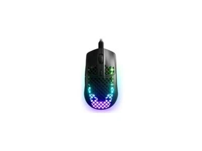 SteelSeries AEROX 3 2022 62611 Onyx 6 Buttons USB-C Wired Optical Gaming Mouse - Image 1 of 2