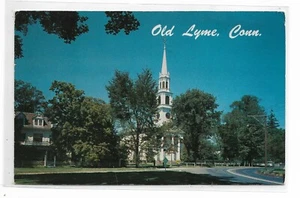 VTG Postcard 1st Congregational Church of Old Lyme, Connecticut - Picture 1 of 2
