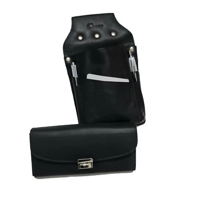 Real Leather Waiter Holster + Waiter Wallet Kellnerbedienung Wallet Waitress - Image 1 of 4
