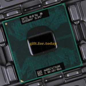 Lote de 10 piezas Procesador Intel Core 2 Duo T9600 2,8 GHz Dual-Core Socket P CPU - Imagen 1 de 1