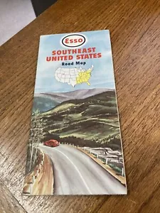 1949 ESSO Mappa stradale sud-est degli Stati Uniti - Foto 1 di 2