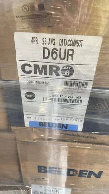 Belden Category 6 Utp Cable Premise, 23 Awg, Solid Copper, Riser-CMR, 1000f 305M - Image 1 of 4