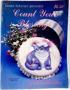 1989 Susan Scheewe Count Your Blessings Dekorative Malerei Musterbuch 15391 - Bild 1 von 8