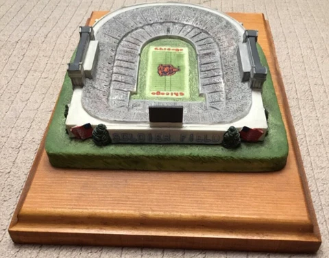 Chicago Bears Soldier Field Vintage Wall Plaque NFL Cover