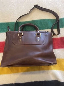 JW Hulme Elliot Satchel Made In America VGUC - Picture 1 of 24
