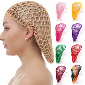Frauen Mesh Haarnetz Häkelhaarnetz Snood Schlafender Turbanhut Vintage ³ ' - Bild 1 von 36
