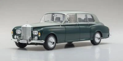 Kyosho - 1/18 Scale Rolls Royce Phantom VI Green/Silver Model Diecast Car - Image 1 of 2