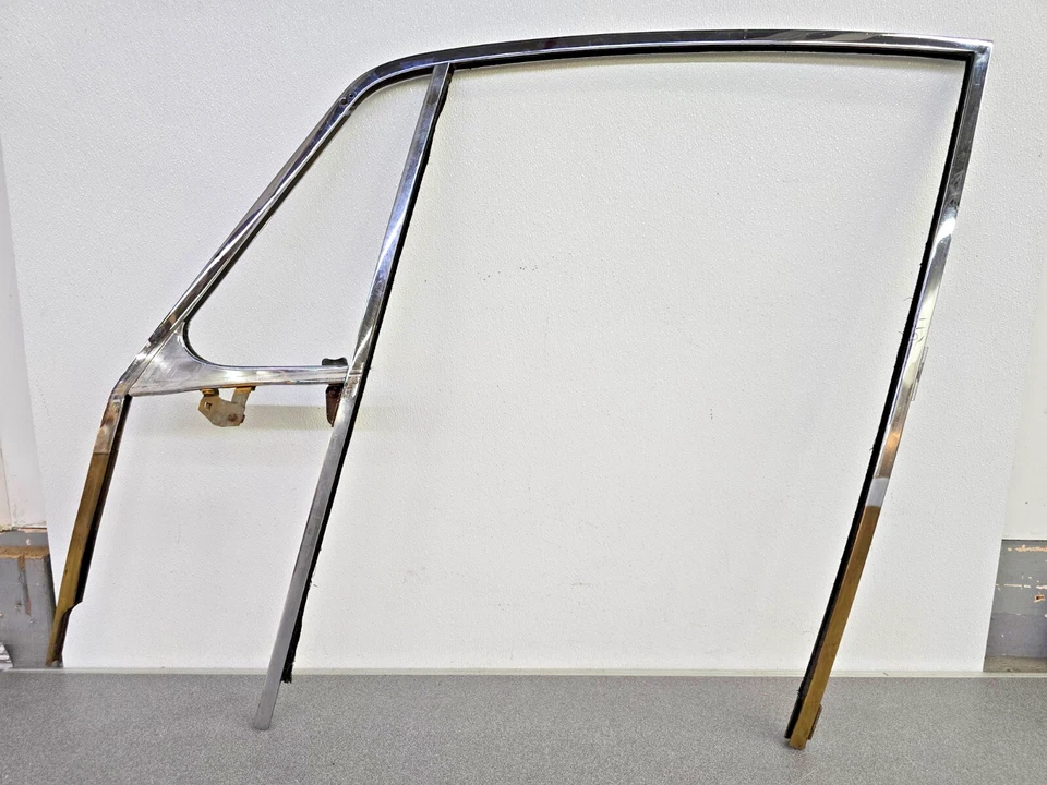 BONITO MARCO VENTANA CROMADO PUERTA CONDUCTOR PORSCHE 911 912 ORIGINAL USADO 1966-67 #3 Foto 1 de 4