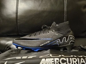 Zoom Superfly 9 Elite DF FG UK 6 EUR 40 Black Chrome Hyper Royal DJ4977 040 - Picture 1 of 16