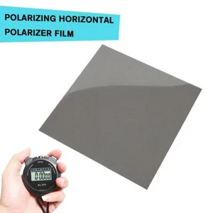1x Polarized Film Sheet Adhesive Polarizer Linear Polarizing Filter A3O9 - Picture 1 of 10