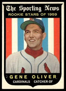 1959 Topps Gene Oliver #135 RC St. Louis Cardinals - Picture 1 of 2