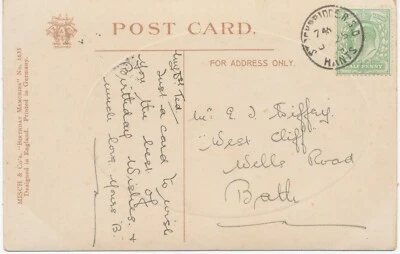 GB „STOCKBRIDGE.R.S.O / HANTS“ single circle 22mm on very fine vintage embossed - Image 1 of 3