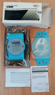  4-Kanal Analog-Ausgangsmodul mit Modbus von Advantech, Type ADAM-4024-B - Bild 1 von 4