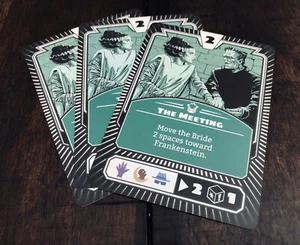 Horrified Extra/Reemplazo Tarjetas Monstruo “The Meeting” Frankenstein y Novia - Imagen 1 de 3