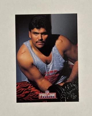 1992 Pro Line Profiles Anthony Munoz AUTO #9 HOF Cincinnati Bengals - Image 1 of 2