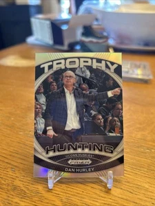 Dan Hurley 2025 2024-25 Panini UCONN NIL Trophy Hunting Silver Prizm #TH-10 - Bild 1 von 2