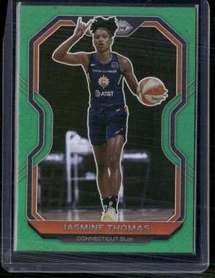 2021 Panini Prizm WNBA #27 Jasmine Thomas Prizms Green - Image 1 of 2