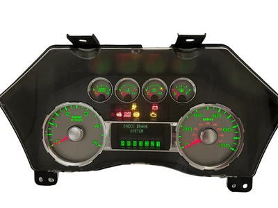 Cuadro de instrumentos velocímetro 08 Ford F250SD/F350SD medidores 160.032 millas diésel Foto 1 de 3