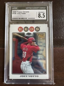 2008 Topps Chrome - Joey Votto #196 (RC) - Picture 1 of 2