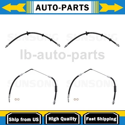 Mangueira de linha de freio dianteiro traseiro 4X Sunsong para Land Rover Range Rover 2003-2005 - Imagem 1 de 4