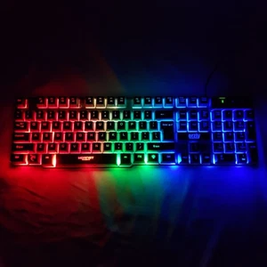 Orzly RX250-K USB Gaming Keyboard w/Changeable Backlight EXCELLENT CONDITION!!! - Picture 1 of 12