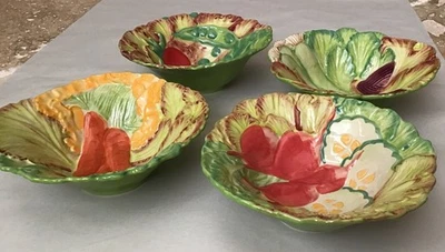 Ensaladera vegetal figurativa 4 Temptations By Tara gres mayólica St como nueva C Foto 1 de 4