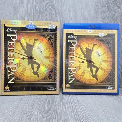 Peter Pan (1953) Blu-ray + OOP Slipcover - (No DVD Disc) Disney Diamond Edition - Image 1 of 4