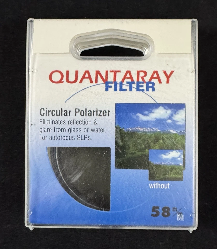 Quantaray Filter CPL 58mm Circular Polarizer - Made in Japan - Image 1 of 4