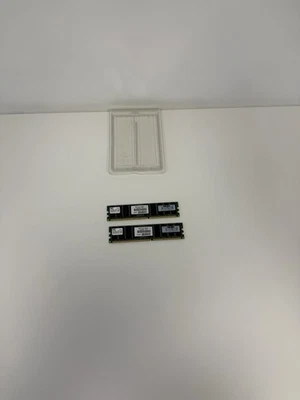 Lot of 2 256MB DDR266 CL2 ECC C3844822 HYS72D32501HR-7-C 261583-031 HP Oem - Image 1 of 4