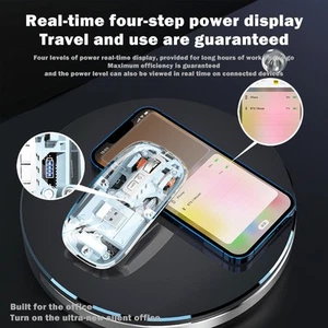 Stylische M133 Wireless Gaming Maus USB C Wiederaufladbar Leiser Betrieb - Bild 1 von 26
