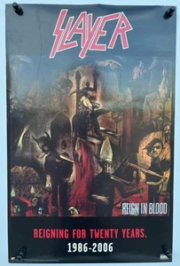 Slayer 8-8-06 Christ Illusion Reign In Blood 11" x 17" Promo Poster #302 - Bild 1 von 2