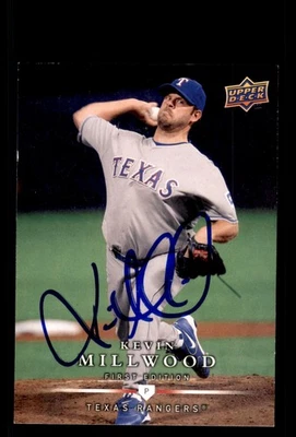 Signed Baseball Card Auto Kevin Millwood 2008 Upper Deck First Edition #175 - Image 1 of 2