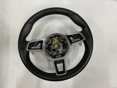 15-24 PORSCHE MACAN S MULTIFUNCTION STEERING WHEEL PADDLE SHIFTER OEM 95B959256E - Image 1 of 4