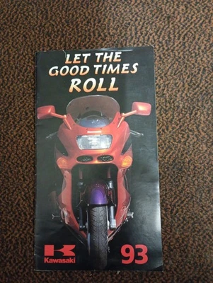 Kawasaki Motorcycles 1993 UK Sales Brochure . In English. Used . - Image 1 of 4