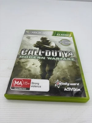Call of Duty 4 Modern Warfare XBOX 360 - COMPLETE - PAL - image 1 of 4