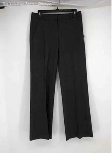 Theory Womens Gray Flat-Front Slash Pockets Straight Leg Dress Pants Size 2 - Picture 1 of 6
