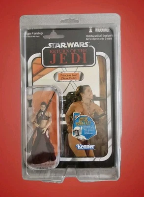 Star Wars TVC 1.0 Princesa Leia Esclava Conjunto VC64 En Estuche Protector Foto 1 de 4