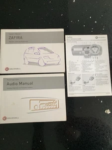 Vauxhall Zafira Owners Manuals 2004 - Picture 1 of 2