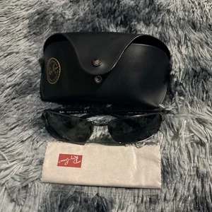 New Ray Ban Polarized RB3364 004/58 Sunglasses Gunmetal Dark Green made in Italy - Picture 1 of 4