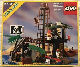 LEGO PIRATES FORBIDDEN ISLAND #6270 COMPLETE SET WITH BOX No Instructions