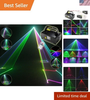 Colorful Sound-Activated Disco Light Projector - Image 1 of 4