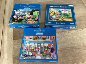 Jigsaw Bundle, Gibsons, 500 piece, complete - Picture 1 of 6