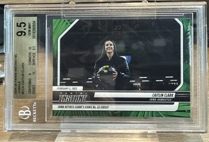2024 Panini Instant Iowa Retires CAITLIN CLARK Jersey - Jungle /25 - BGS 9.5 Gem - Picture 1 of 3