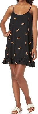 VOLCOM OBX PARADISE Women's Mini DRESS - BLK - Large - NWT - Image 1 of 4